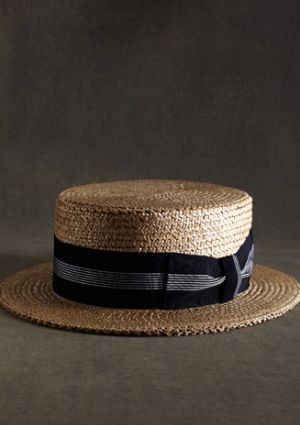 gatsby brooks brothers boater hat 1920s style for men clothing MT00121_TAN-BLUE_G.jpg